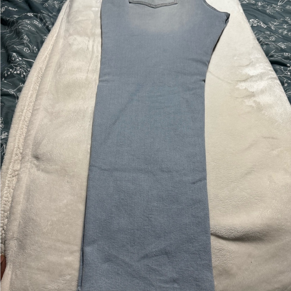Fashion Nova Light Blue Straight Men Jeans